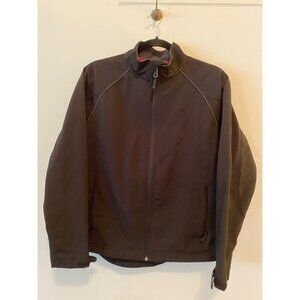 FOSSA Jacket Coat Black Lightweight Full Zip Medium